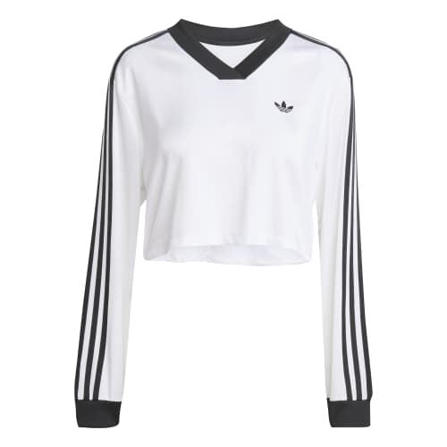 Moudda Adidas - Crop top manches longues jacquard Football Adicolor - Tunisie 1