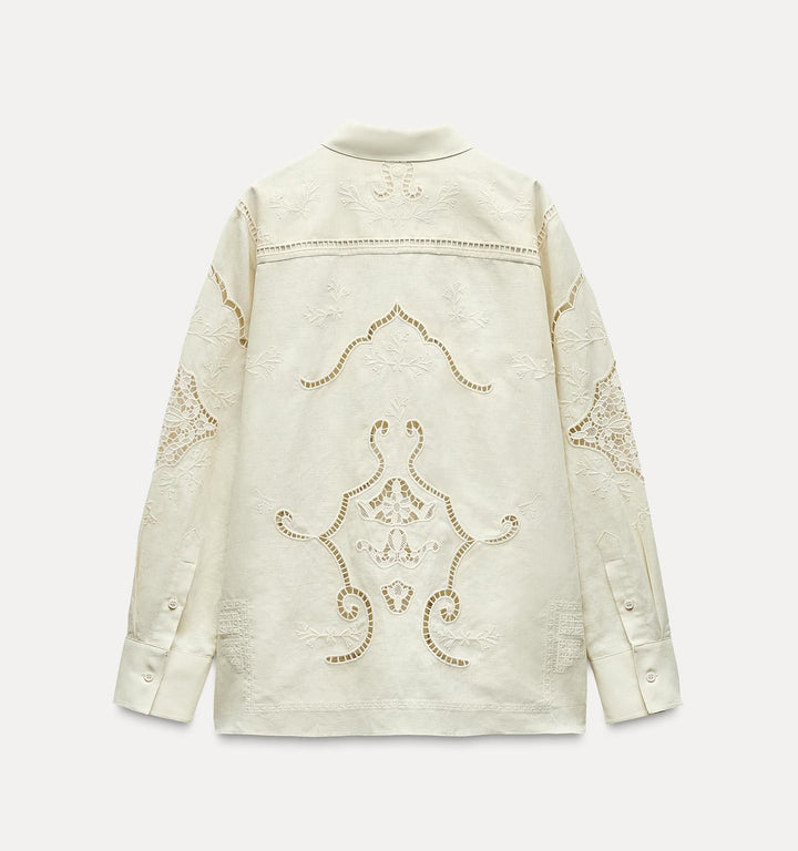 Moudda ZARA - Set chemise brodée tout-over - Tunisie 4