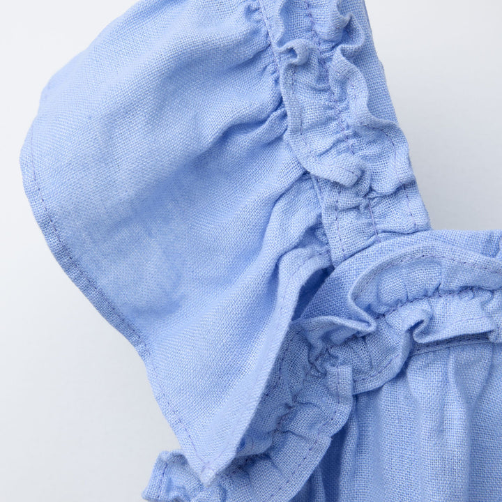 Moudda ZARA - Robe Enfant Bleue Lin - Collection Méditerranée - Tunisie 3