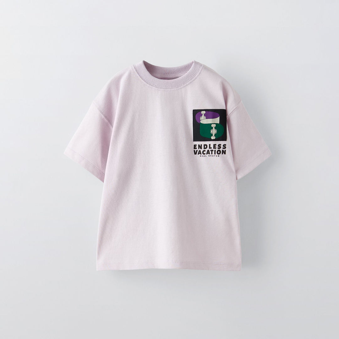 Moudda ZARA - T-shirt enfant imprimé skate, patch - Tunisie 2