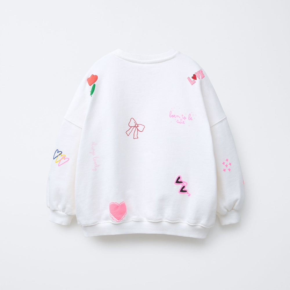 Moudda ZARA - Sweat Enfant - Imprimé Puff Allover - Tunisie 2