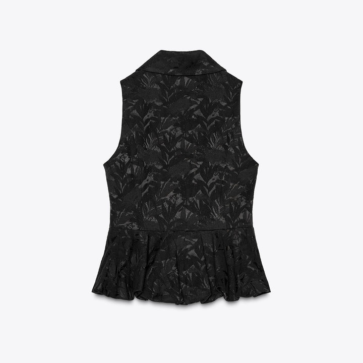 Moudda ZARA - Ensemble Gilet - Jacquard & Volume - Tunisie 2
