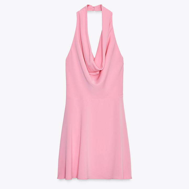 Moudda ZARA - Robe Mini - Encolure Cascade & Dos Dégagé - Tunisie 1