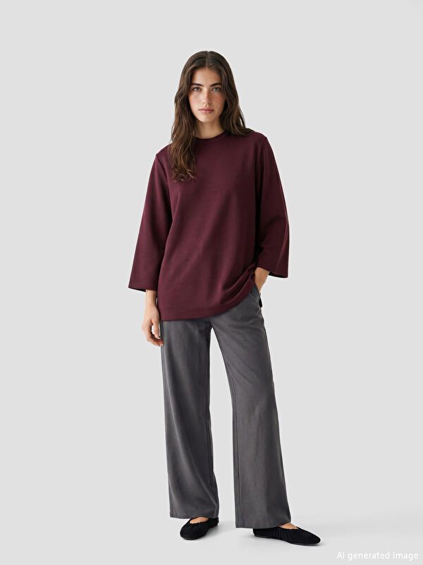 Moudda LC Waikiki - Tunique manches longues en jersey pour Femme - Tunisie 2