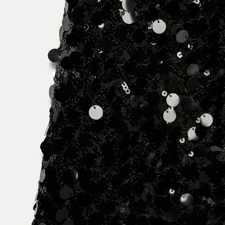 Moudda ZARA - Robe courte pailletée combinée avec dentelle - Tunisie 4