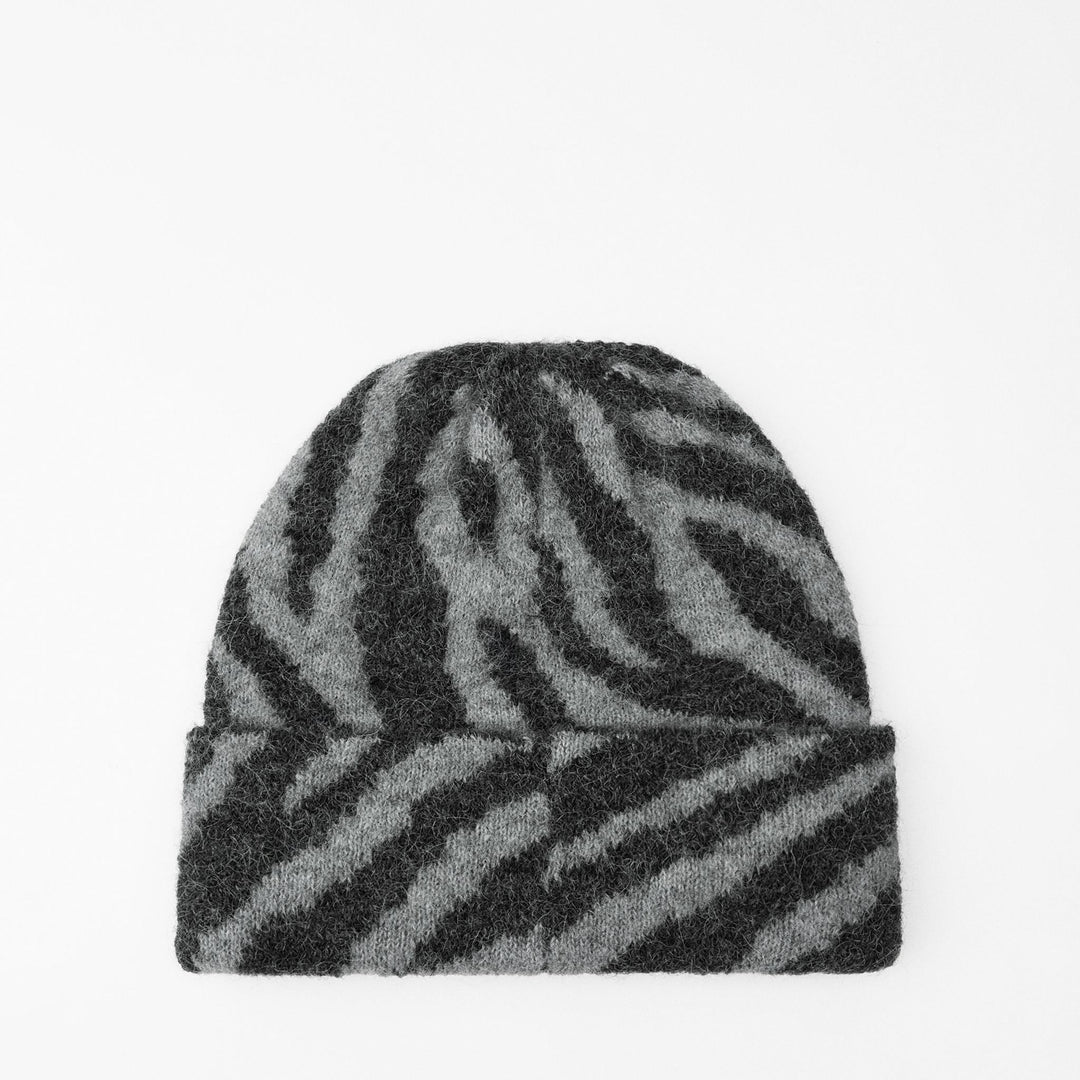 Moudda ZARA - Bonnet jacquard zèbre alpaga et laine - Tunisie 3