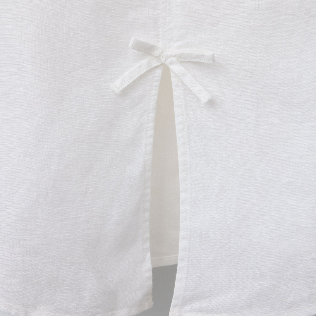 Moudda ZARA - Chemise Fille - Détail Dos Nœud & Lin/Coton - Tunisie 4