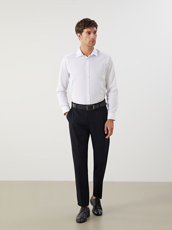 Moudda LC Waikiki - Chemise tissée manches longues Homme Buxe blanc - Tunisie 2