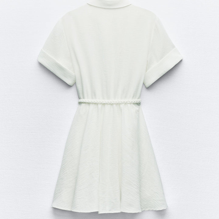 Moudda ZARA - Robe chemise courte rustique - Tunisie 4