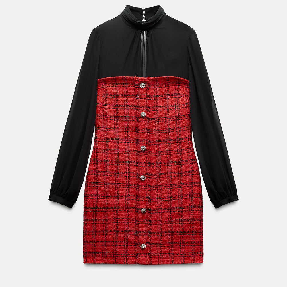 Moudda ZARA - Robe courte structurée combinée - Tunisie 2