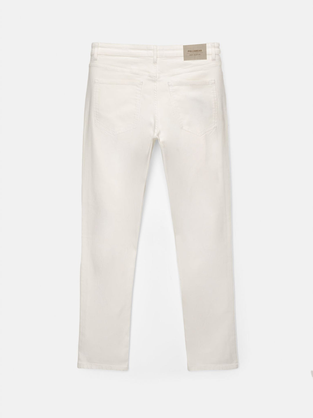 Moudda PULL & BEAR - Pantalon Denim Slim Confort Écru - Tunisie 4
