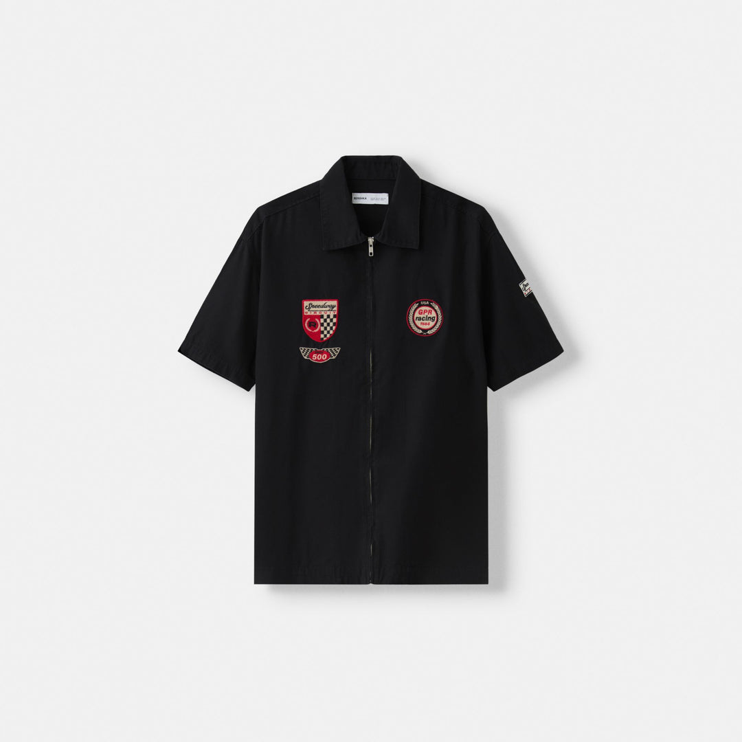 Moudda BERSHKA - Chemise Boxy Style Racing - Tunisie 1