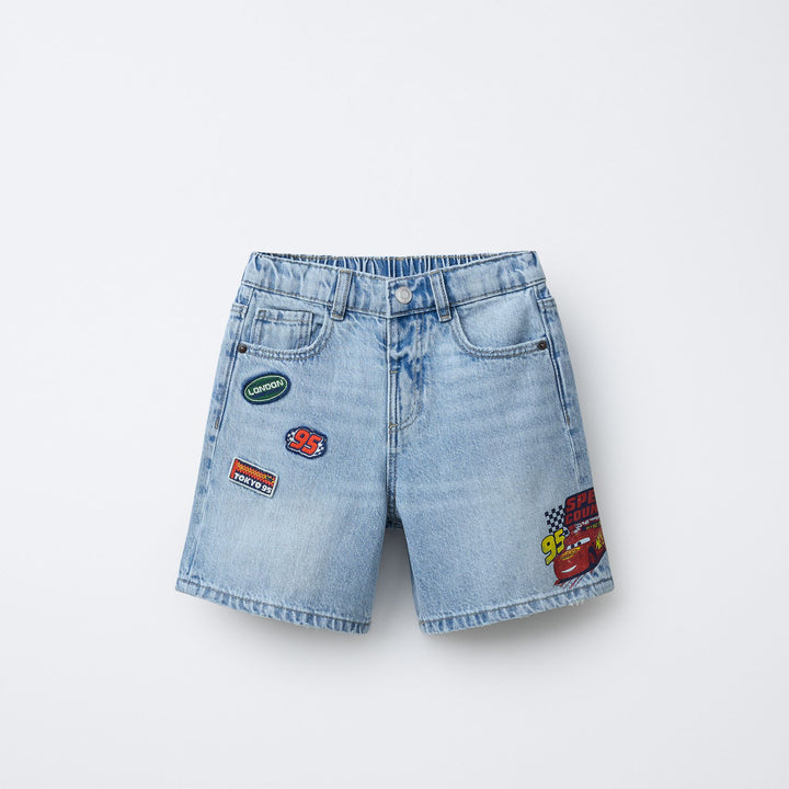 Moudda ZARA - Pantalon Denim Enfant Culotte - Paperbag Imprimé - Tunisie 1