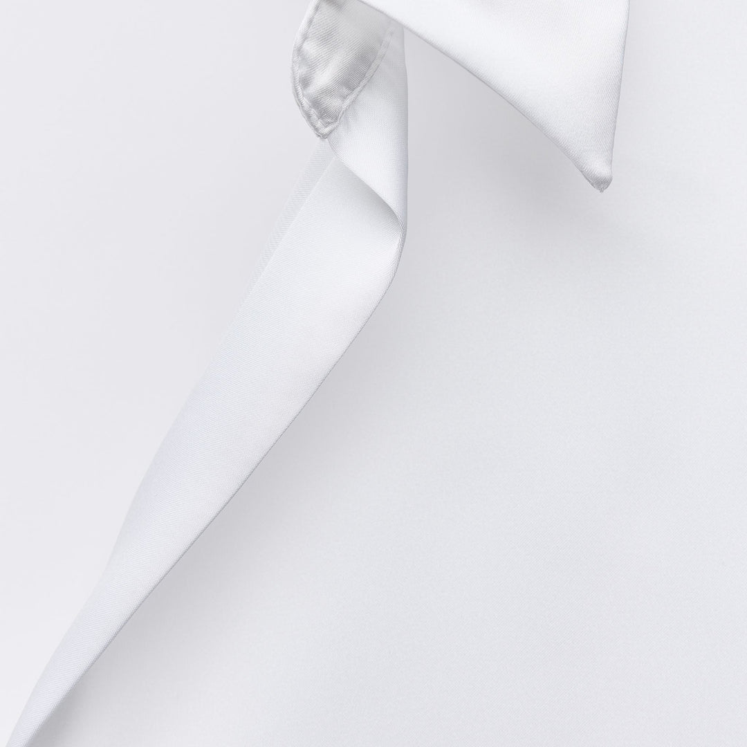 Moudda ZARA - Chemise Satin - Encolure Forcée & Bouton Doré - Tunisie 3