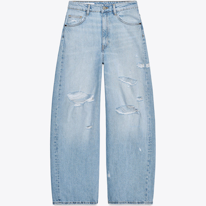 Moudda ZARA - Pantalon Oversize - Taille Moyenne & Déchiré - Tunisie 1