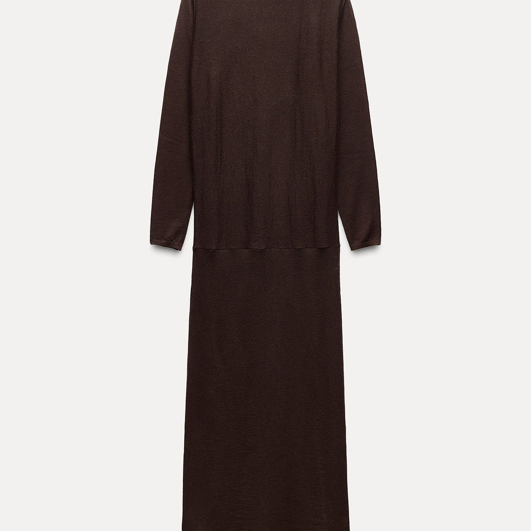 Moudda ZARA - Robe en laine peignée RWS, taille drapée - Tunisie 2