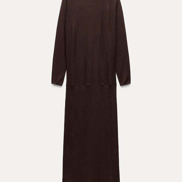 Moudda ZARA - Robe en laine peignée RWS, taille drapée - Tunisie 2