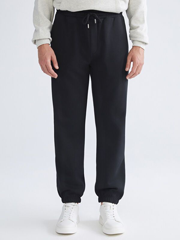 Moudda LC Waikiki - Pantalon jersey basique Homme Noir - Tunisie 2
