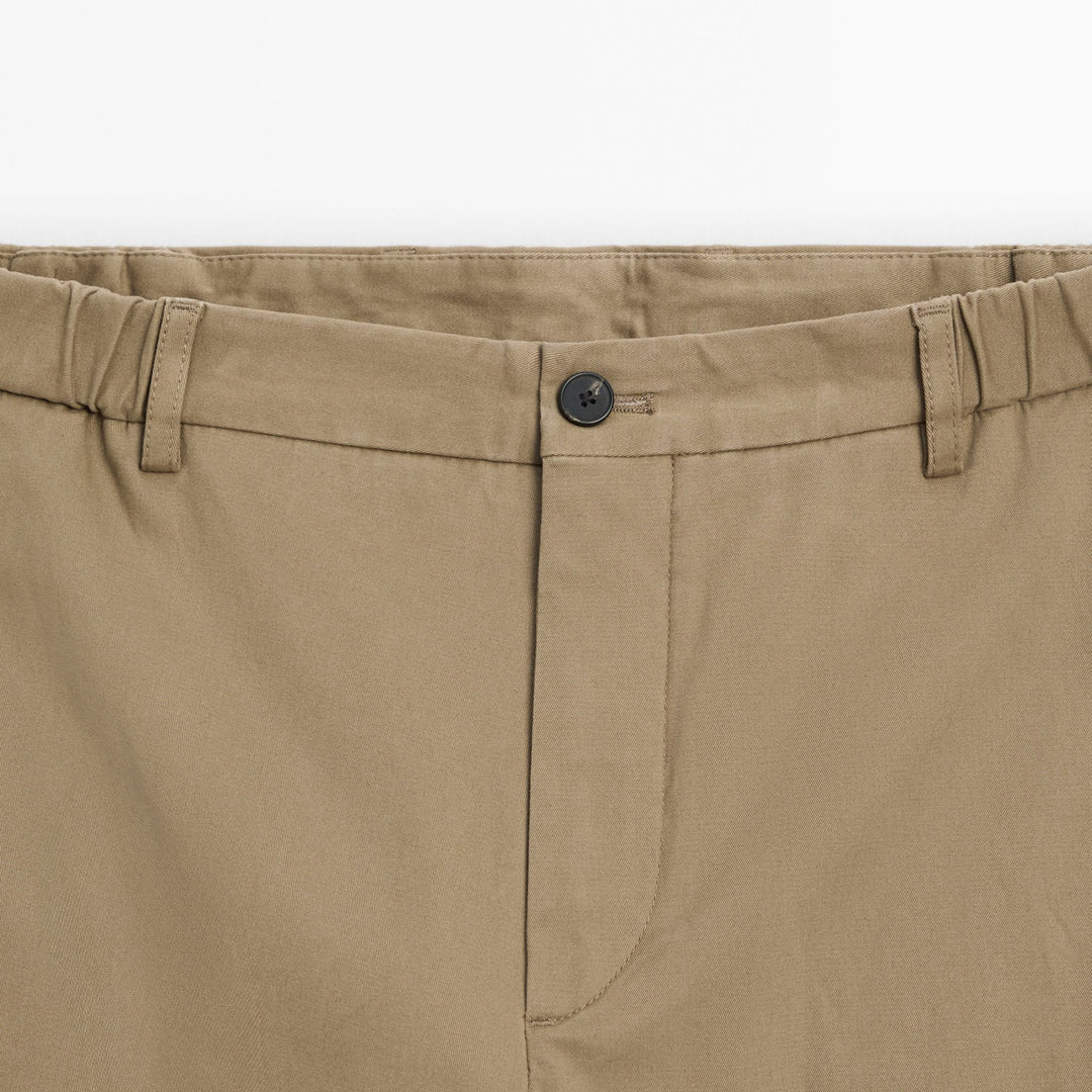 Moudda Massimo Dutti - Pantalon sergé brossé détail taille coupe fuselée - Tunisie 7