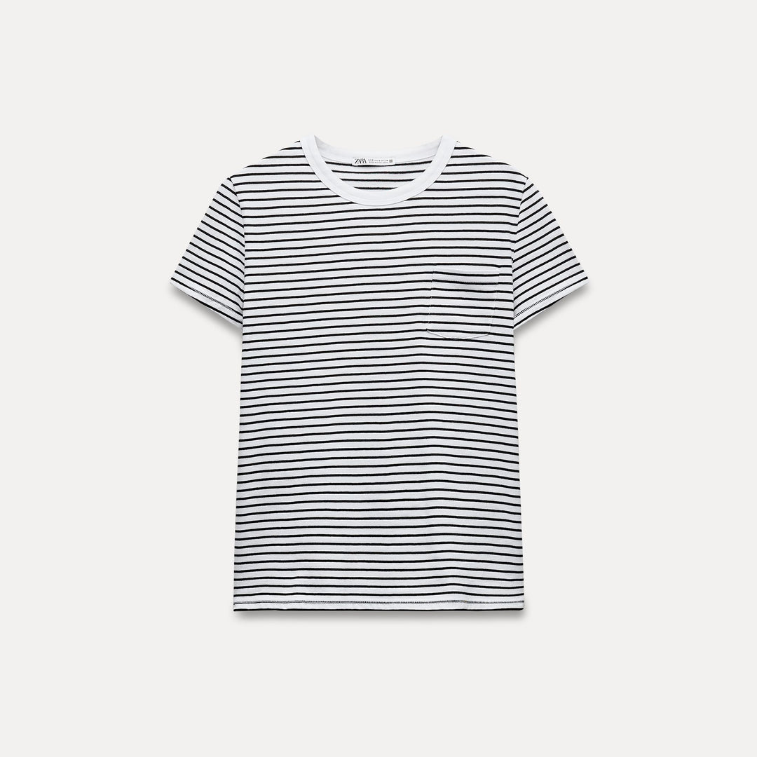 Moudda ZARA - T-shirt à Poche Col Rond - Tunisie 2