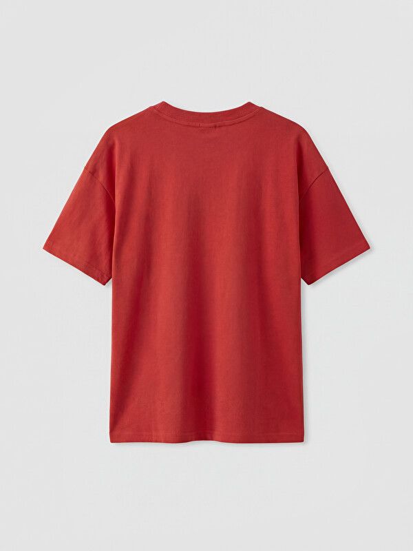 Moudda LC Waikiki - T-shirt manches courtes en jersey pour Garçon couleur Orange brûlé - Tunisie 2