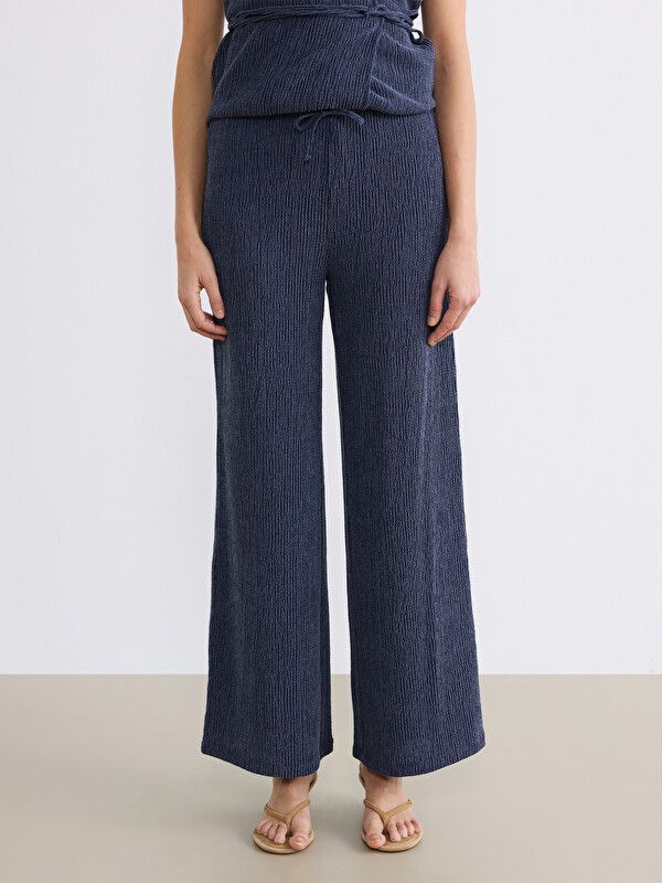 Moudda LC Waikiki - Pantalon en jersey pour Femme couleur Bleu marine - Tunisie 2