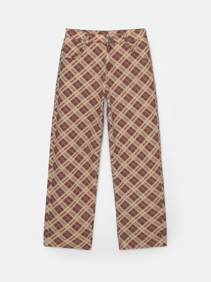 Moudda PULL & BEAR - Pantalon Ballon Baggy Losanges - Tunisie 2