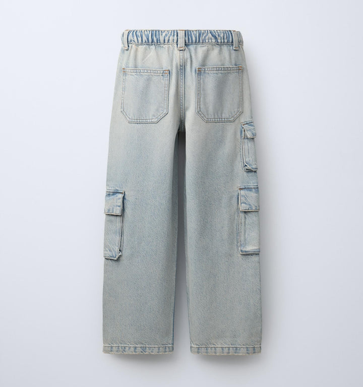 Moudda ZARA - Pantalon Denim - Multicargo Bleu - Tunisie 2