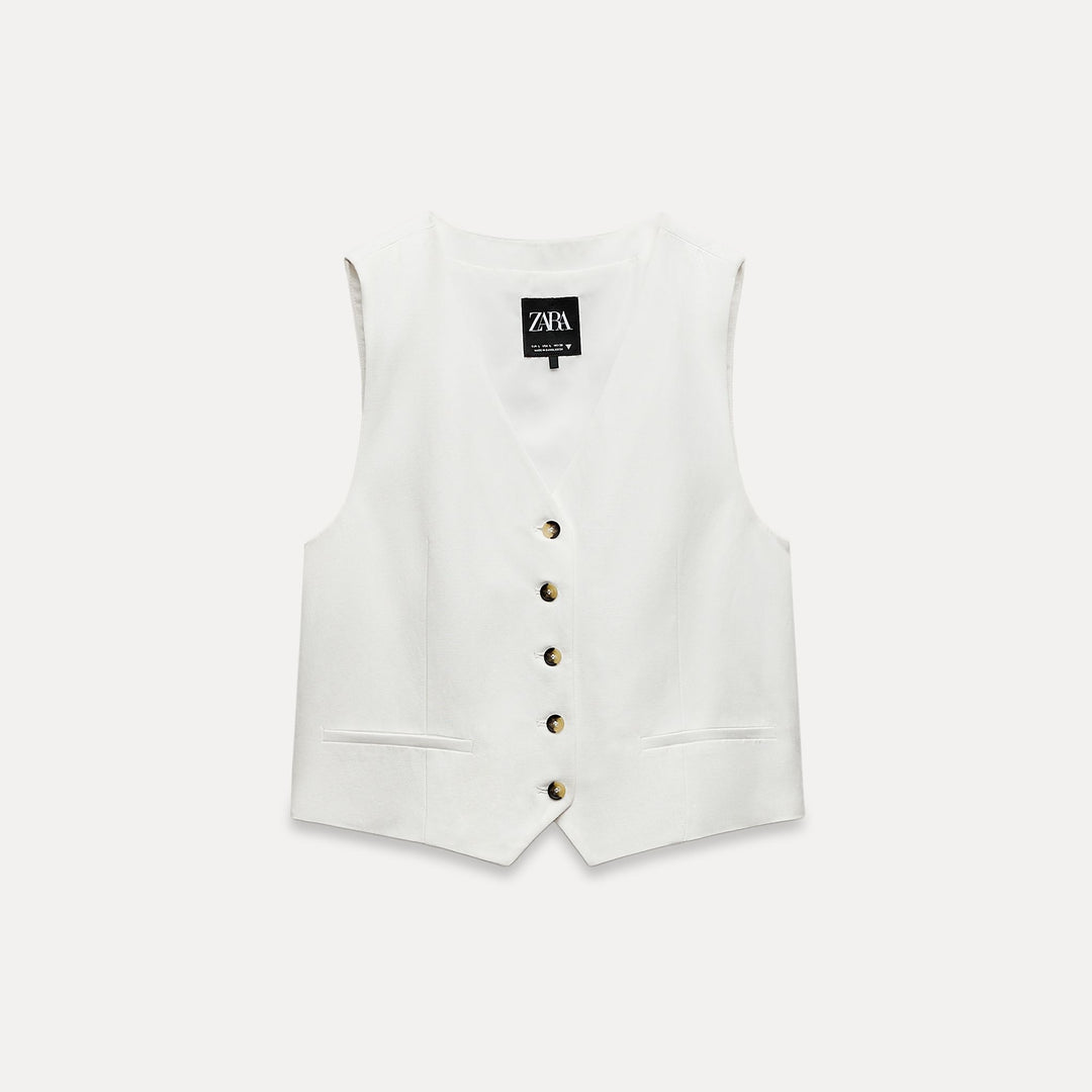 Moudda ZARA - Gilet masculin en lin bande dos - Tunisie 1