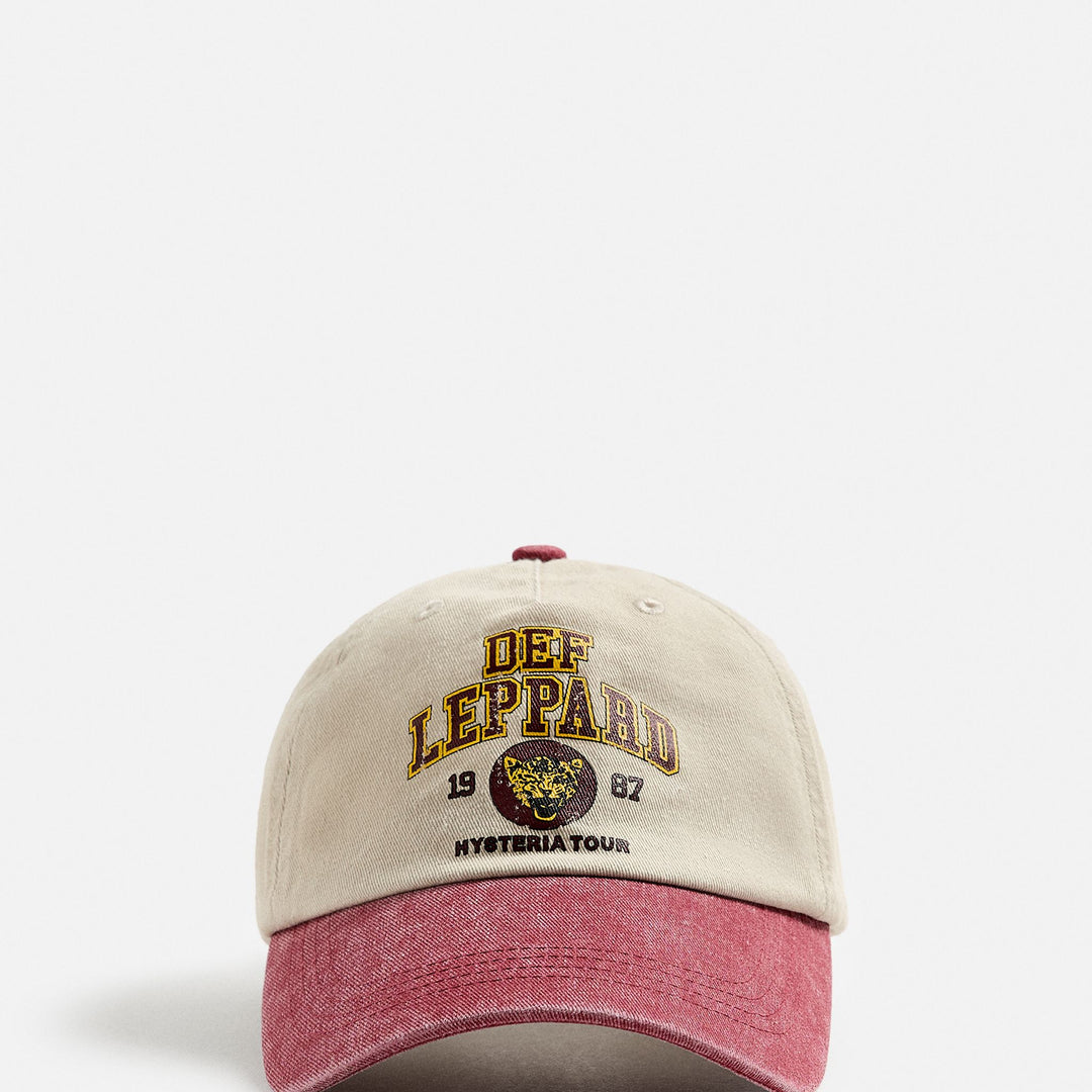 Moudda ZARA - Casquette Lavée Bicolore - Def Leppard - Tunisie 2
