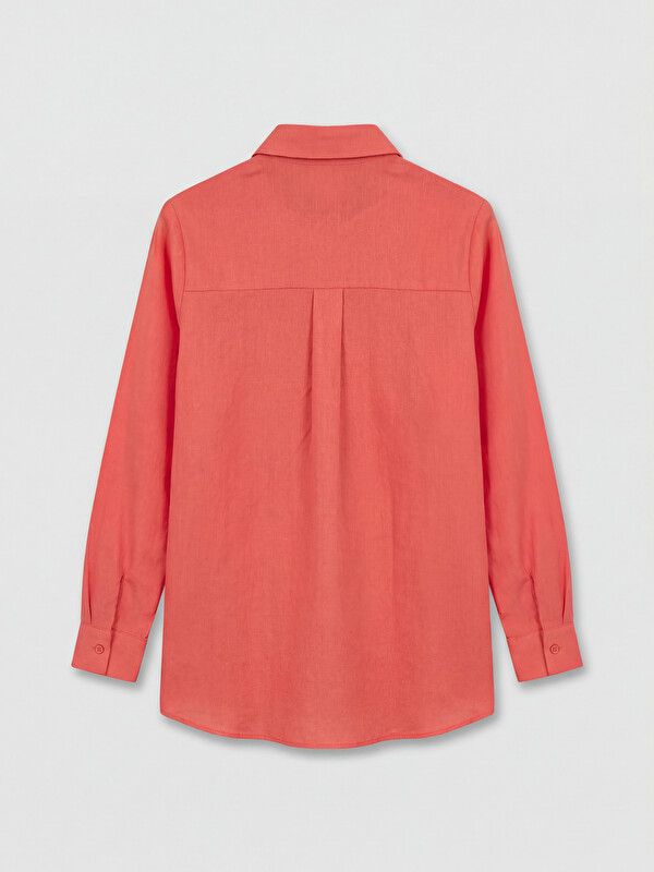 Moudda LC Waikiki - Tunique manches longues en tissu pour Femme couleur Rouge clair - Tunisie 2