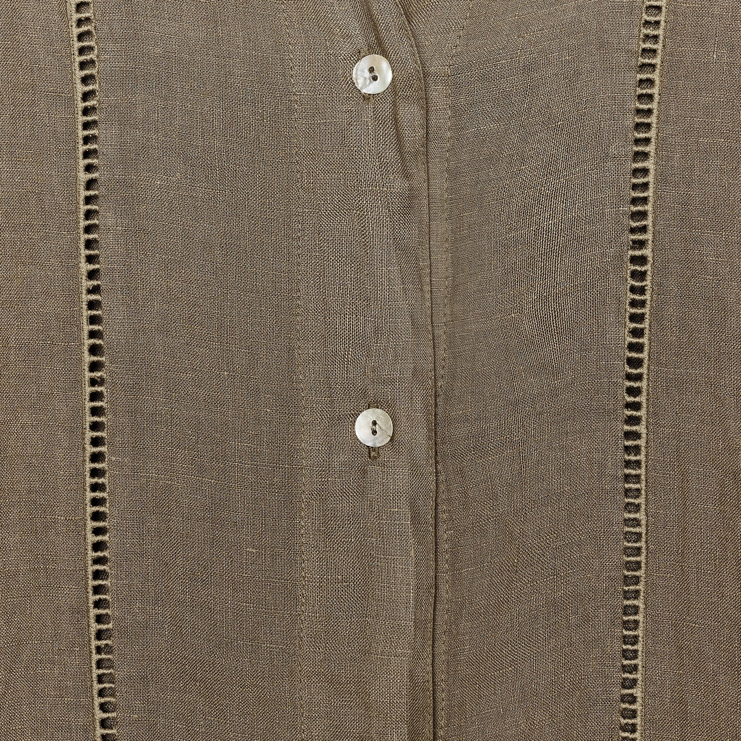 Moudda ZARA - Chemise Oversize Lin - Détail Entredos - Tunisie 3