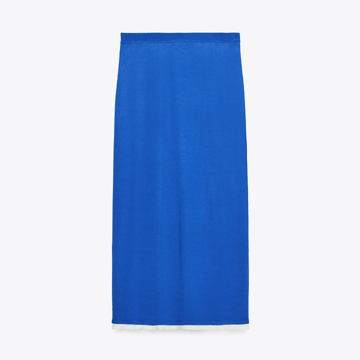 Moudda ZARA - Jupe Midi - Double Couche & Bleu - Tunisie 2