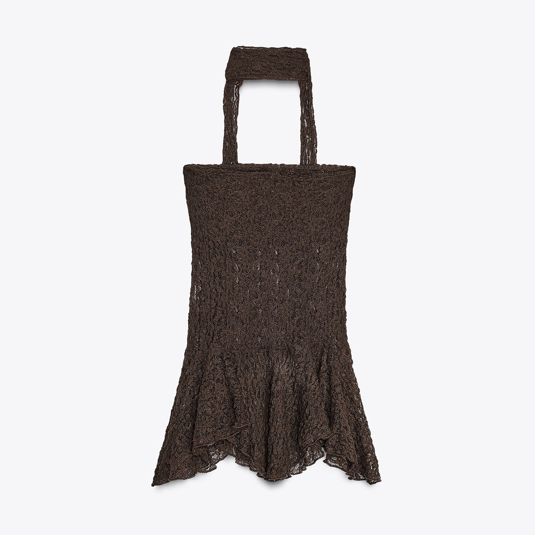 Moudda ZARA - Top Bandeau Dentelle - Foulard & Bas Volume - Tunisie 2