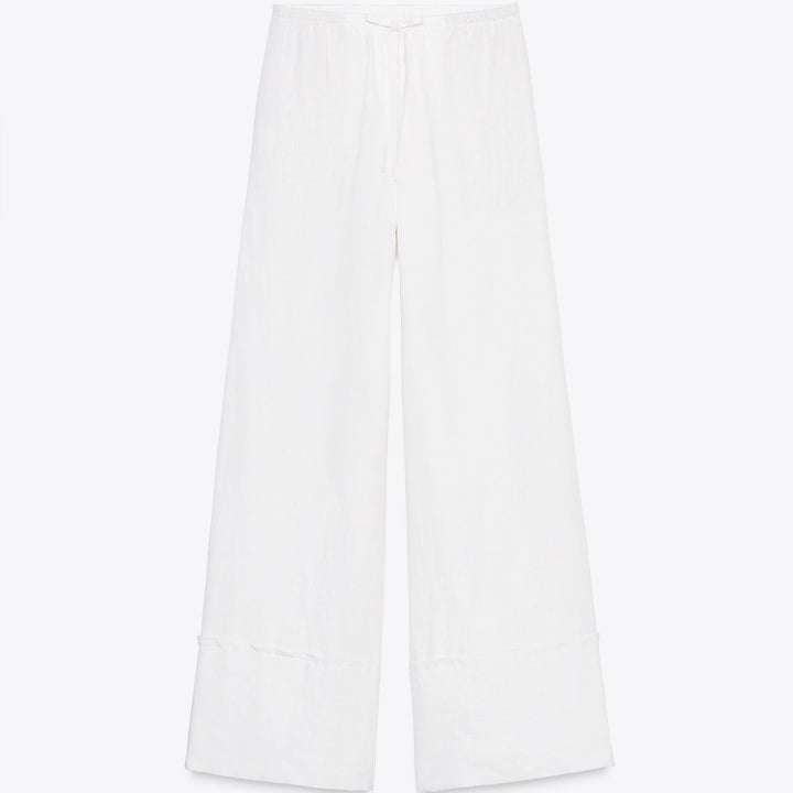 Moudda ZARA - Pantalon - 100% Lin Palazo - Tunisie 1