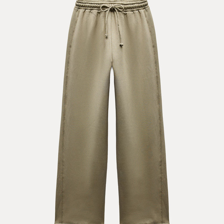 Moudda ZARA - Pantalon large molletonné cordon – ensemble - Tunisie 2
