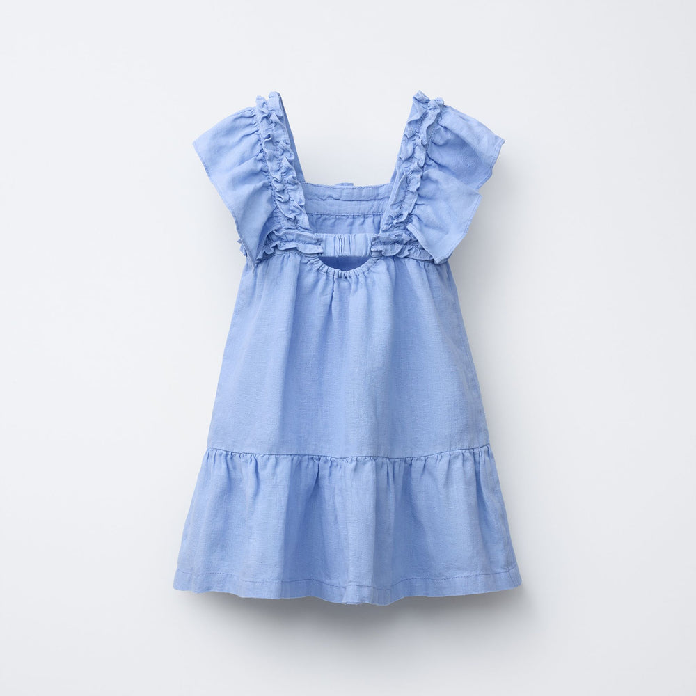 Moudda ZARA - Robe Enfant Bleue Lin - Collection Méditerranée - Tunisie 2
