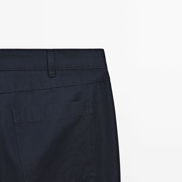 Moudda Massimo Dutti - Pantalon sergé coton/lin coupe fuselée - Tunisie 6