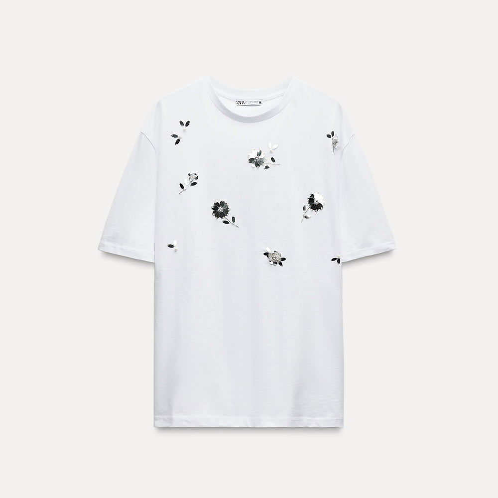 Moudda ZARA - T-shirt Fleur Bijou - Tunisie 2
