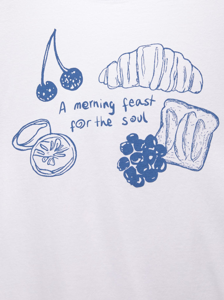 Moudda PULL & BEAR - Body Graphique Illustration Ligne Nourriture - Tunisie 2