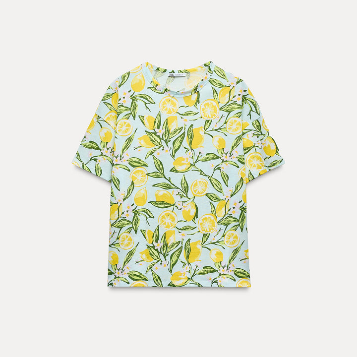 Moudda ZARA - T-shirt Imprimé All-over - Tunisie 1