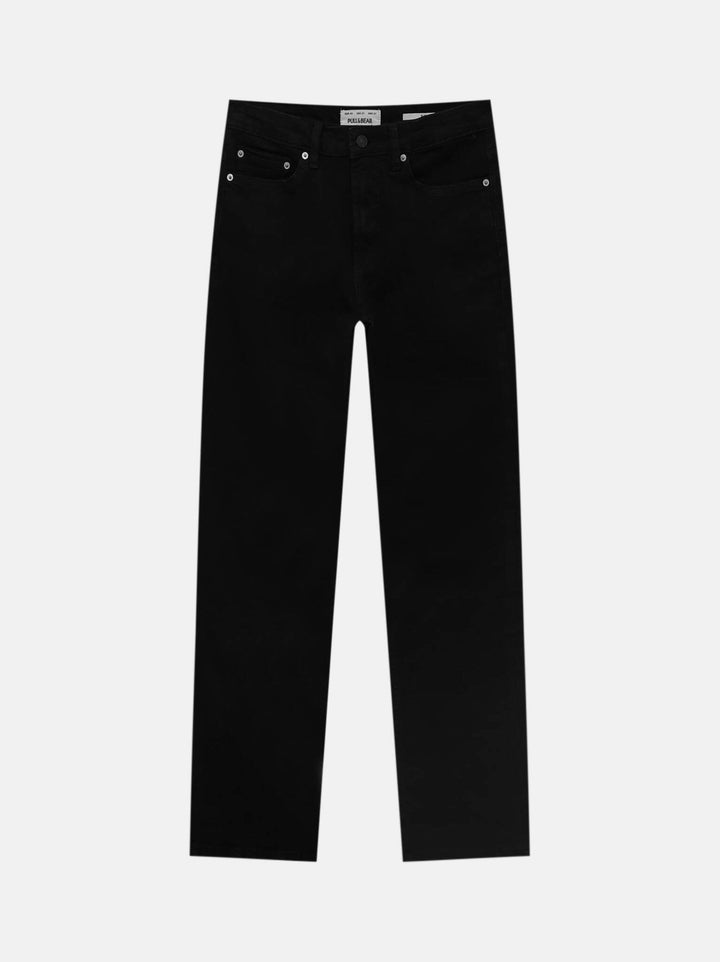 Moudda PULL & BEAR - Pantalon Denim Slim Confort - Noir Uni - Tunisie 3