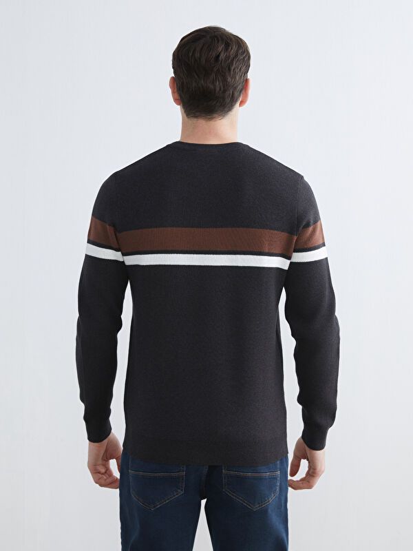 Moudda LC Waikiki - Pull rayé en tricot pour Homme - Tunisie 4