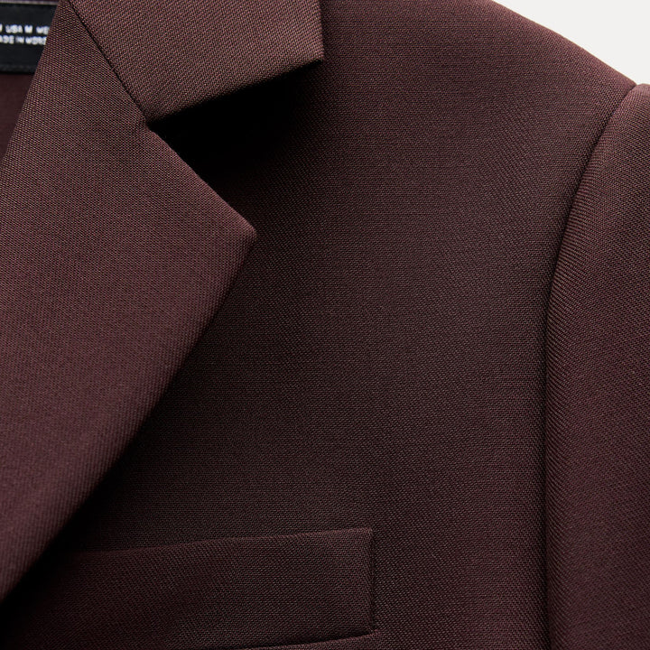 Moudda ZARA - Combinaison veste bordeaux - Wardrobe - Tunisie 3