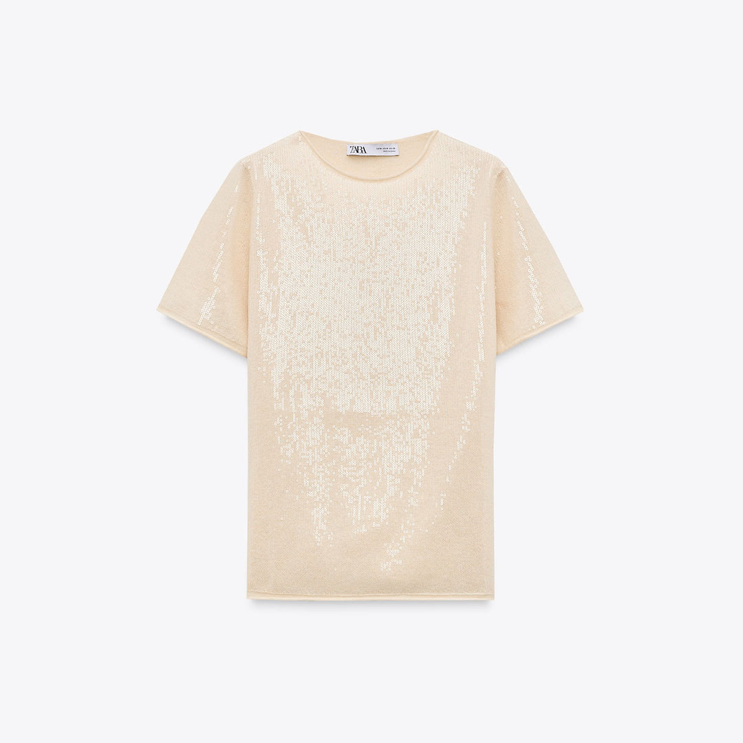 Moudda ZARA - Pull - Broderie Extra-fine & Sequins - Tunisie 1