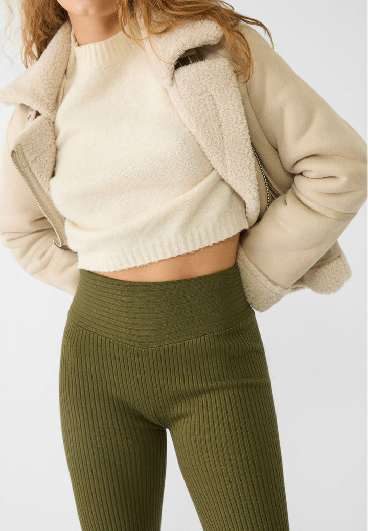 Moudda STRADIVARIUS - Pantalon en Maille Flare - Tunisie 4