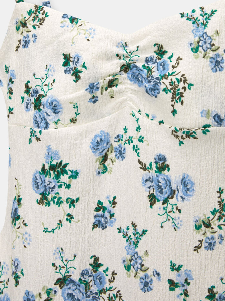 Moudda PULL & BEAR - Robe Midi Cazuelas Bambula Fleurs - Tunisie 2