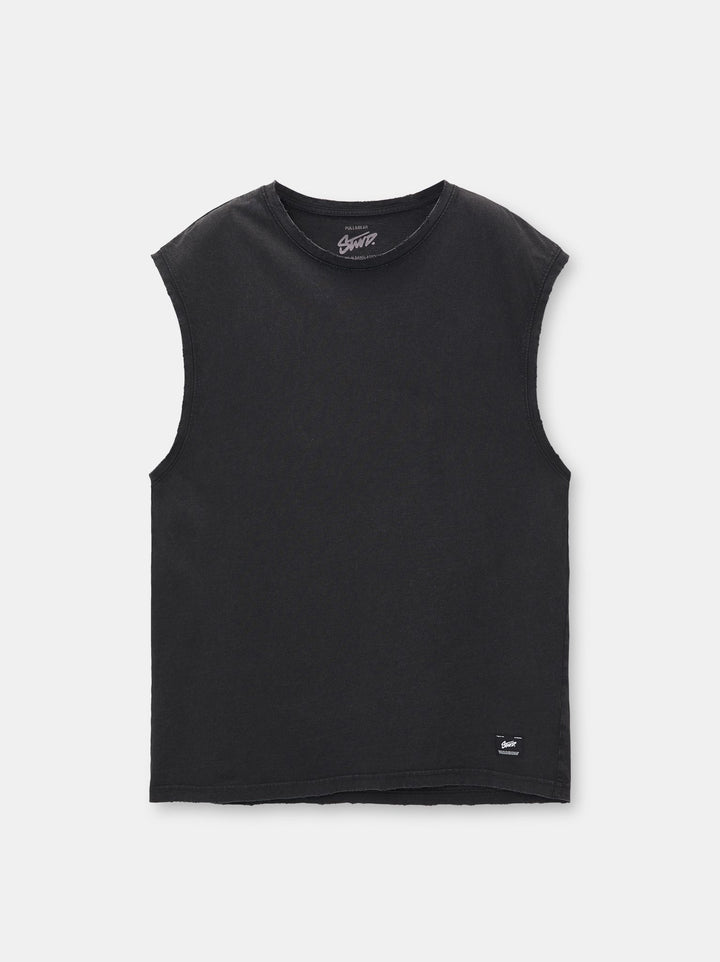 Moudda PULL & BEAR - Débardeur Épaule Tombante Teinture Garment - Tunisie 1