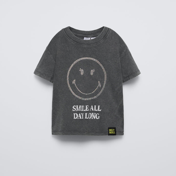 Moudda ZARA - T-shirt Smiley strassé - Tunisie 1