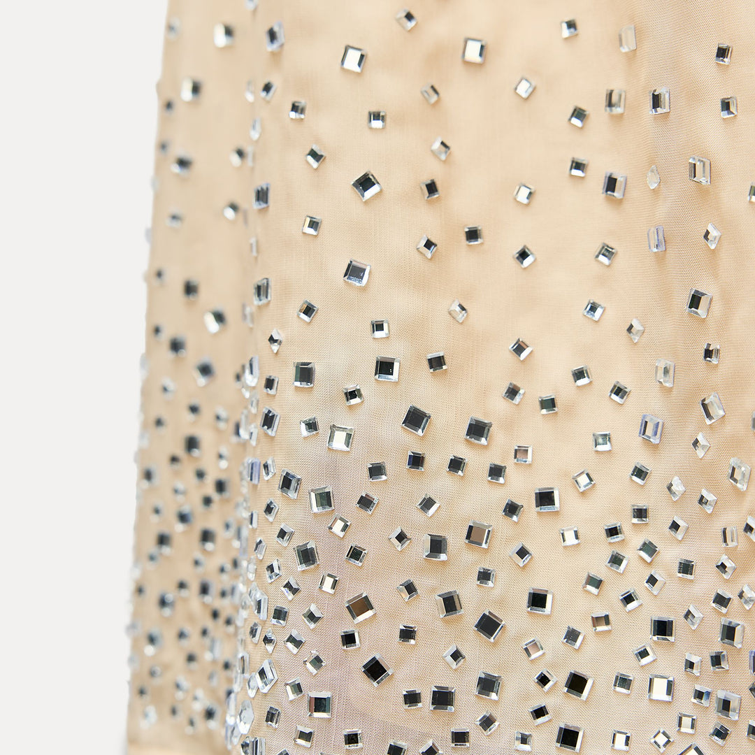 Moudda ZARA - Robe col en V fantaisie strass - Tunisie 5